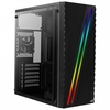 Aerocool case mid tower streak frontal 2*argb 18 lighting modes,  f.side win Componenti Informatica