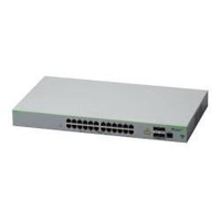 Allied telesis 24p 10/100t fastethswitch 4xsfp eu power cord 990-005050-50 in Networking Informatica
