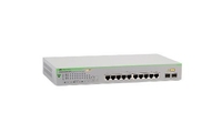 Allied telesis gigabit websmart switch 8xtpoe+ 2x sfp port eu power cord Networking Informatica
