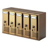 Alubox cassetta posta condominiale alubox 20c5 br cubo 5 cassette bronzo bron Arredo e complementi Ufficio cancelleria