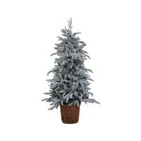 Amicasa albero di natale amicasa 08577 con tronco verde innevato Arredamento casa cucina Casa & cucina