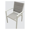 Amicasa sedia da esterno amicasa ls tc 804 vania bianco e grigio Arredo giardino Brico giardino animali