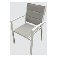 Amicasa sedia da esterno amicasa ls tc 804 vania bianco e grigio Arredo giardino Brico giardino animali