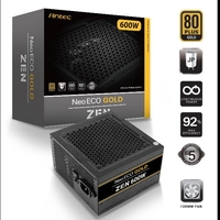 Antec ne600g-zen alim. ne600g zen ec 80+ gold alimentatori NE600G-ZEN Componenti Informatica