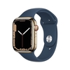 Apple apple smartwatch watch series 7 gps + cellular,  45mm gold stainless steel with abyss blue sport band Smartwatch Telefonia