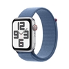 Apple apple watch se gps + cellular 44mm silver aluminium case with winter blue sport loop SE GPS+Cell Smartwatch Telefonia