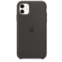 Apple iphone 11 silicone case - black IPHONE 11 SILICONE CASE - BLACK Apparati telecomunicazione Telefonia
