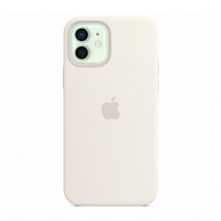 Apple iPhone 12 12 Pro Silicone Case with MagSafe - White Apparati telecomunicazione Telefonia