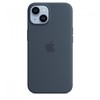 Apple iphone 14 silicone case storm blue Apparati telecomunicazione Telefonia