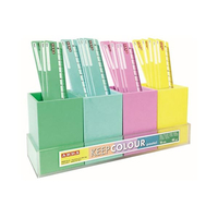 Arda keepcolour pastel conf 48 righelli in barattolo 16cm 45 Ufficio scuola cartoleria Ufficio cancelleria