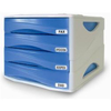 Arda smile cassettiera 4 cassetti azz tr trasparente SMILE Accessori scrivania e ambiente Ufficio cancelleria