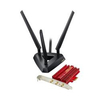 Asus scheda wireless pce-ac68 pci-express ac dual band 1300/600 mbps 2.4ghz /5ghz du PCE-AC68 PCIe Wireless AC1900 Networking Informatica