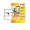 Avery etich carta ric 38x192mm 100 ff Materiale di consumo Informatica