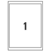 Avery etichette blockout per spedizioni - 199, 6 x 289, 1 mm L7167-100 Materiale di consumo Informatica