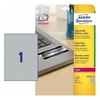 Avery etichette in poliestere argento - per stampanti laser bianco/nero 210 x 297 mm L6013-20 Materiale di consumo Informatica