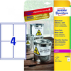 Avery etichette resistenti in poliestere bianco Etichette resistenti in poliestere bianco Materiale di consumo Informatica