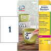 Avery etichette rimovibili - 210 x 297 mm Materiale di consumo Informatica