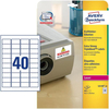 Avery etichette super aderenti - 45, 7 x 25, 4 mm Materiale di consumo Informatica