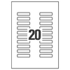 Avery l7552-25 etich trasp.mini ind 55x12 7singolo etichette trasp x laser b/n da 25ff L7552-25 Materiale di consumo Informatica
