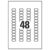 Avery l7553-25 etich trasp.mini ind 22x12 7singolo etichette trasp x laser b/n da 25ff L7553-25 Materiale di consumo Informatica