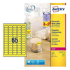 Avery l7651y-25 etichette rimovibili fluorescenti L7651Y-25 Materiale di consumo Informatica