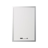 Bi-office flow silver lavagna bianca magn. 60x45 FLOW SILVER Segnaletica e targhe ufficio Ufficio cancelleria