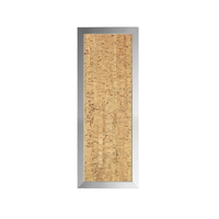 Bi-office flow silver lavagna sughero deco 60x20 FLOW SILVER Segnaletica e targhe ufficio Ufficio cancelleria