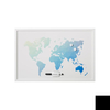 Bi-office travel lovers lavagna mappa mondo magnet. 60x40 TRAVEL LOVERS Segnaletica e targhe ufficio Ufficio cancelleria