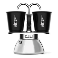 Bialetti caffettiera bialetti 0007310 mini express cromo e nero Casalinghi cucina Casa & cucina