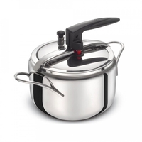 Bialetti pentola a pressione 5 lt y0ppsmart5 acciaio inox Casalinghi cucina Casa & cucina