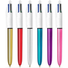 Bic cf12penna 4 colour shine nero 4 COLOUR SHINE Scrittura e correzione Ufficio cancelleria