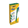 Bic cf12penna gel-ocity verde nero GEL-OCITY Scrittura e correzione Ufficio cancelleria