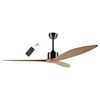 Bimar ventilatore soffitto bimar vsl1520 ceiling fan wifi inox e legno Ventilatori Climatizzazione