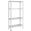Bizzotto scaffale in kit bizzotto scaffalature e550b minieuro bianco ral 9003 Utensili Brico giardino animali