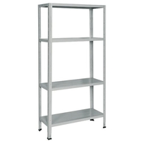 Bizzotto scaffale in kit bizzotto scaffalature e550g minieuro grigio ral 7038 Utensili Brico giardino animali