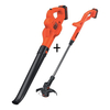 Black & decker tagliabordi e soffiatore batteria set cura giardino black & decker stc1823gwc18 Giardinaggio Brico giardino animali