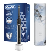 Braun spazzolino elettrico oral b 80338685 pro 1 series design edition nero Piccoli elettrodomestici persona Elettrodomestici