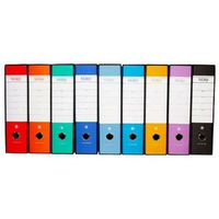 Brefiocart nero£ nero& cf12registratori prot 8cm azzurro protocollo NERO£ Archivio Ufficio cancelleria