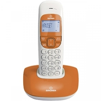 Brondi cordless brondi nice orange e white Fissi/cordless Telefonia