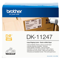 Brother dk11247 180 etich ad car ner0/bia 103 6x164 etichette Materiale di consumo Informatica