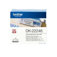Brother dk22246 nas ades in carta nero su bianco etichette DK22246 Materiale di consumo Informatica