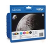 Brother lc1000valbp lc-1000valbp kit ink c, y, m, bk LC1000VALBP Materiale di consumo Informatica