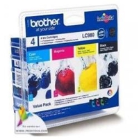 Brother lc980valbp kit 4 cartucce colore. imballo: multipli LC980VALBP Materiale di consumo Informatica