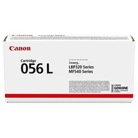 Canon 056 l cartuccia toner 1 pz originale nero CRG 056L Materiale di consumo Informatica