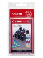 Canon cli-526 c/m/y multipack blister ciano magenta giallo CLI-526 Materiale di consumo Informatica