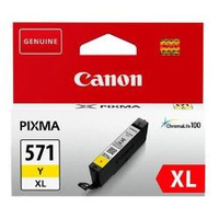 Canon cli-571xl y ink jet giallo (x) Materiale di consumo Informatica