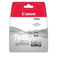 Canon pgi-520 twinpack pgi-520bk twin pack blister serbatoi bj PGI-520 Twinpack Materiale di consumo Informatica