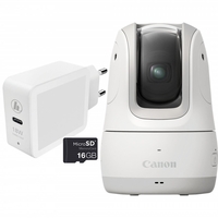 Canon powershot px,  fotocamera compatta autonoma,  kit essenziale,  bianco Fotocamere digitali Tv - video - fotografia