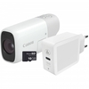 Canon powershot zoom,  fotocamera compatta in stile monocolo,  kit essenziale,  bianco Fotocamere digitali Tv - video - fotografia