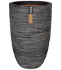 Capi vaso nature rib elegante basso 46x58 cm antracite kofz783 Arredo giardino Brico giardino animali
